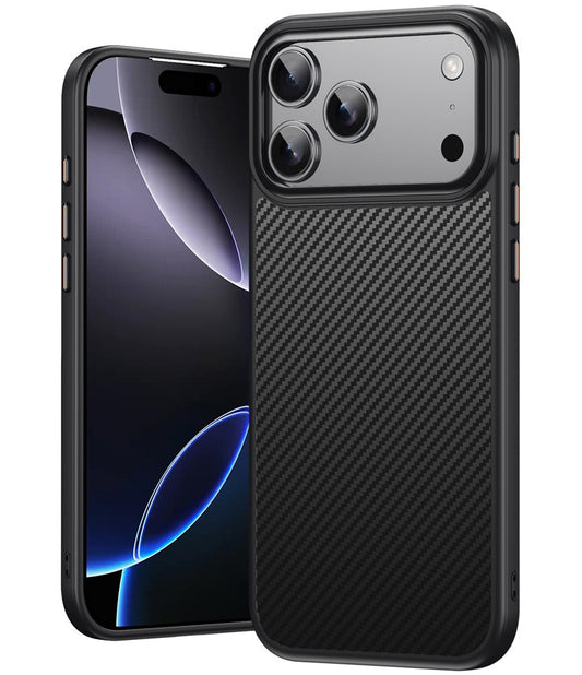 MagSafe-Hülle für Apple iPhone 18 Pro / 17 Pro, OEM, Carbon, Schwarz