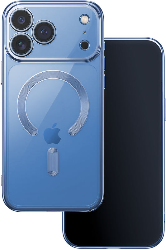 MagSafe-Hülle für Apple iPhone 18 Pro Max / 17 Pro Max, OEM, Color Chrome Mag, Blau