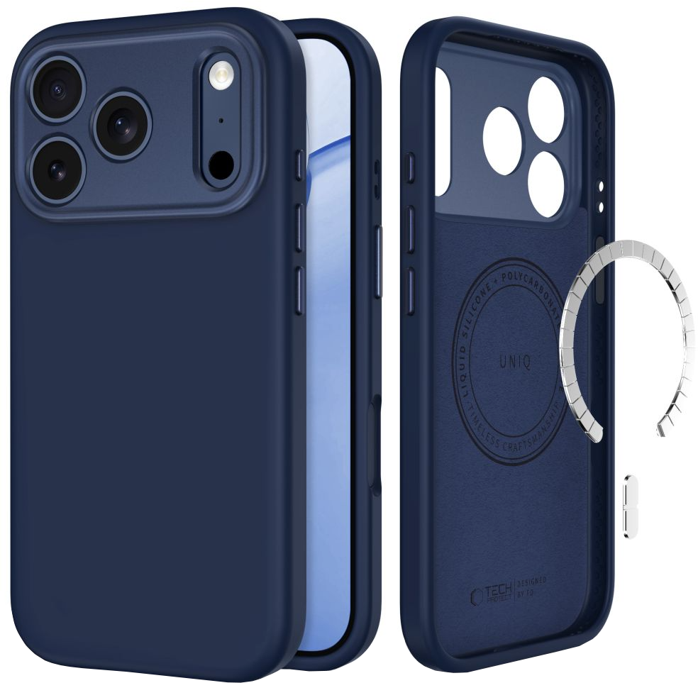 MagSafe-Hülle für Apple iPhone 18 Pro Max / 17 Pro Max, Tech-Protect, Uniq CC, Marineblau