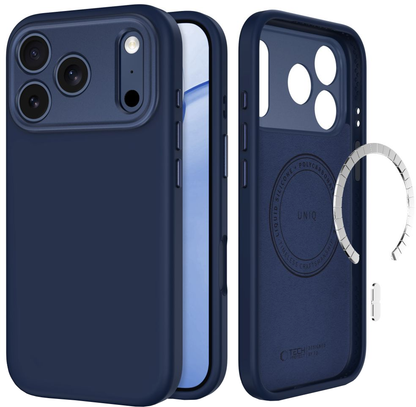MagSafe-Hülle für Apple iPhone 18 Pro Max / 17 Pro Max, Tech-Protect, Uniq CC, Marineblau