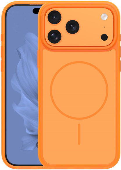 MagSafe-Hülle für Apple iPhone 18 Pro Max / 17 Pro Max, OEM, Frame Thin Mag, Orange