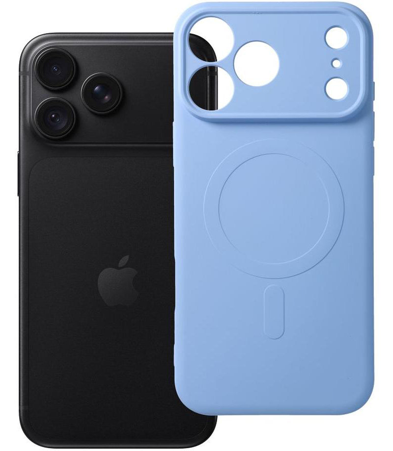 MagSafe-Hülle für Apple iPhone 18 Pro Max / 17 Pro Max, OEM, Silicone Mag, Hellblau