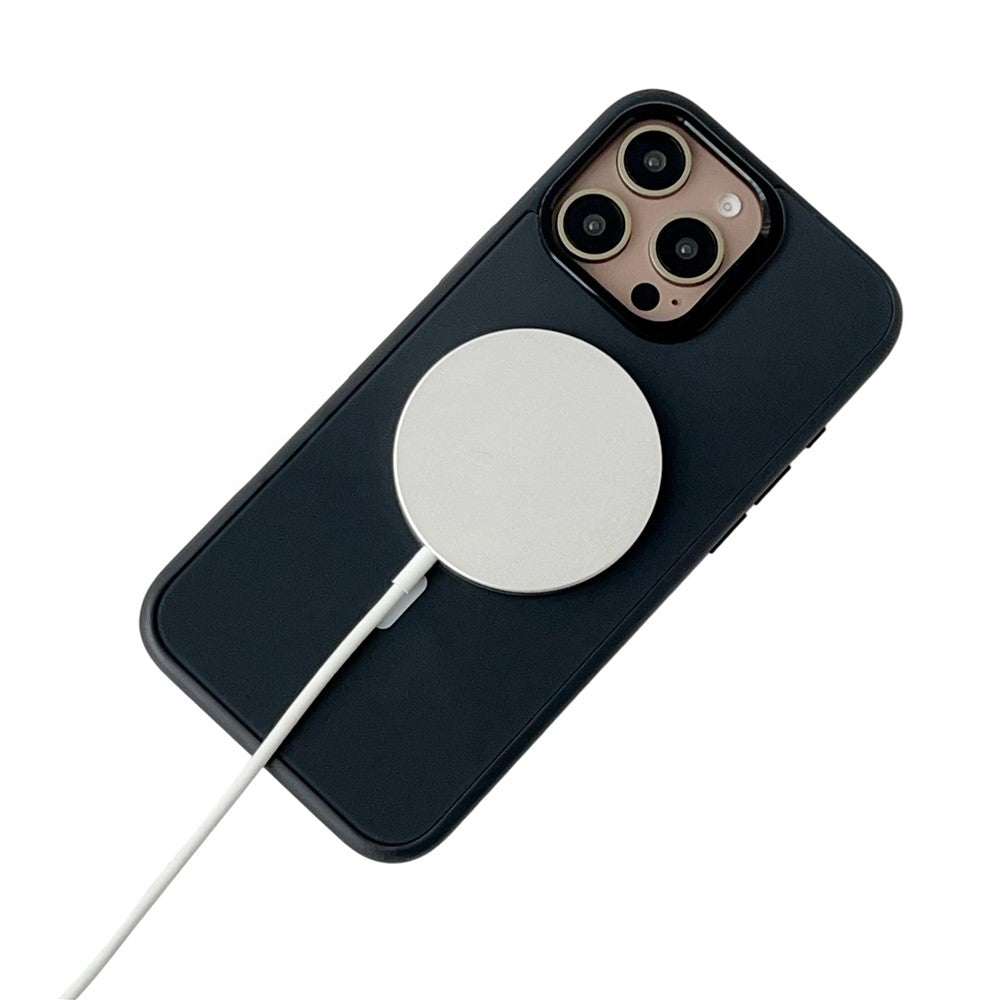 MagSafe-Hülle für Apple iPhone 15 Pro, OEM, Round Screen Smart E-Ink, Schwarz