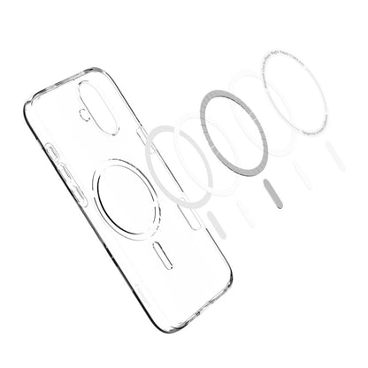 MagSafe-Hülle für Apple iPhone 16 Plus, Spigen, Liquid Crystal, Transparent ACS08388