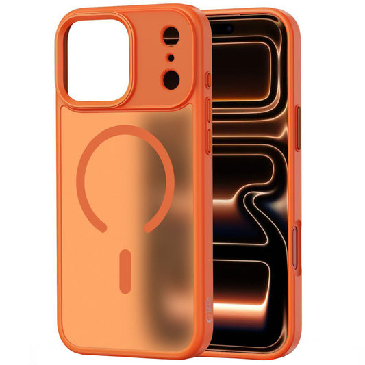 MagSafe Hülle für Apple iPhone 17 Pro Max, Tech-Protect, Magmat, Mattes Orange