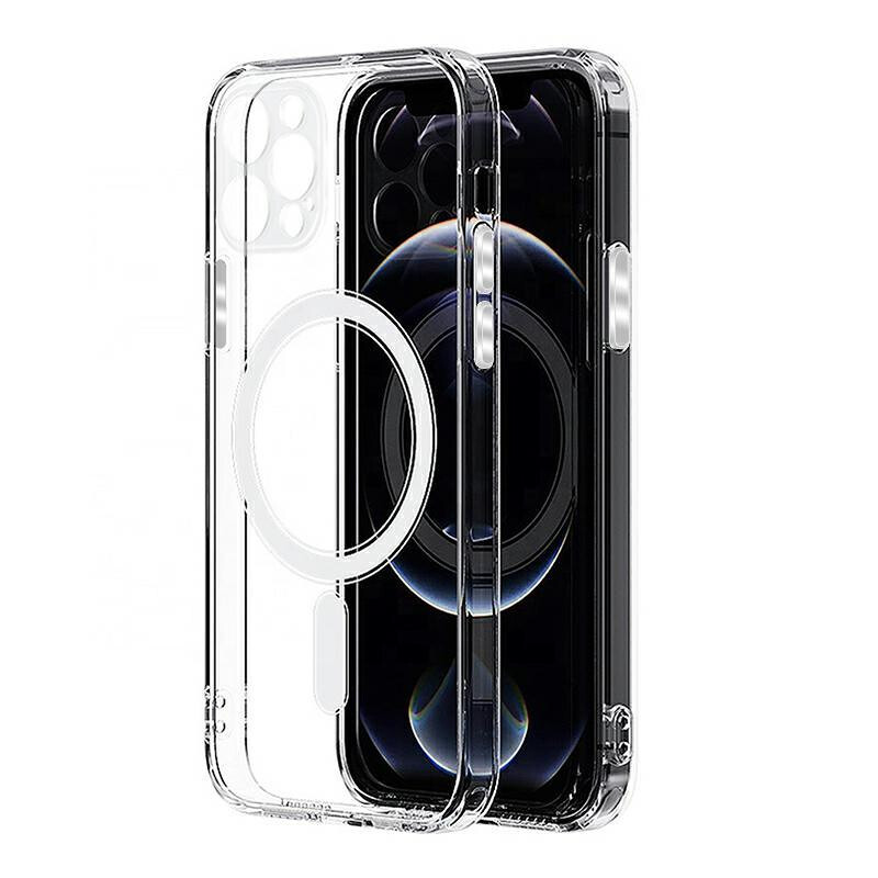 MagSafe-Hülle für Apple iPhone 16 Pro Max, OEM, Clear mit Kameraschutz, Transparent