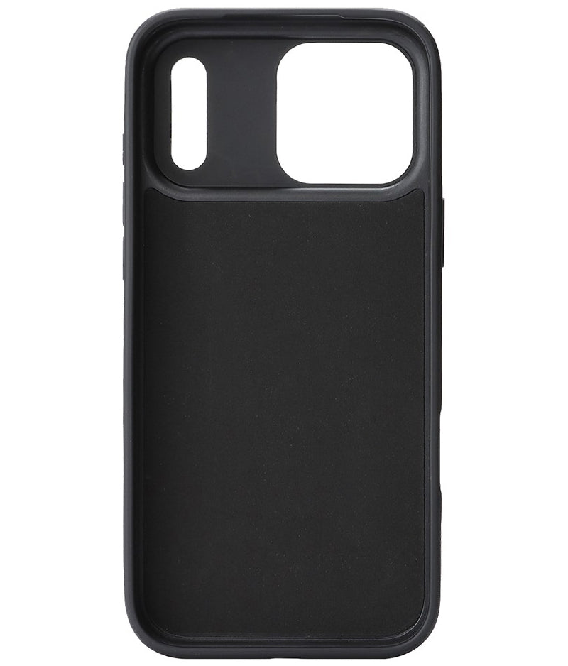 MagSafe-Hülle für Apple iPhone 17 Pro, OEM, Carbon-Metallring, Schwarz