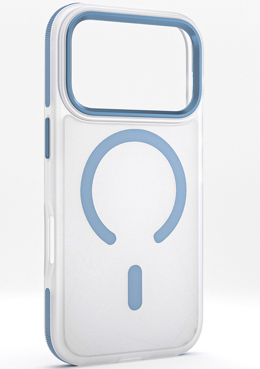 MagSafe-Hülle für Apple iPhone 18 Pro / 17 Pro, Etteri, Icy Mag, Blau