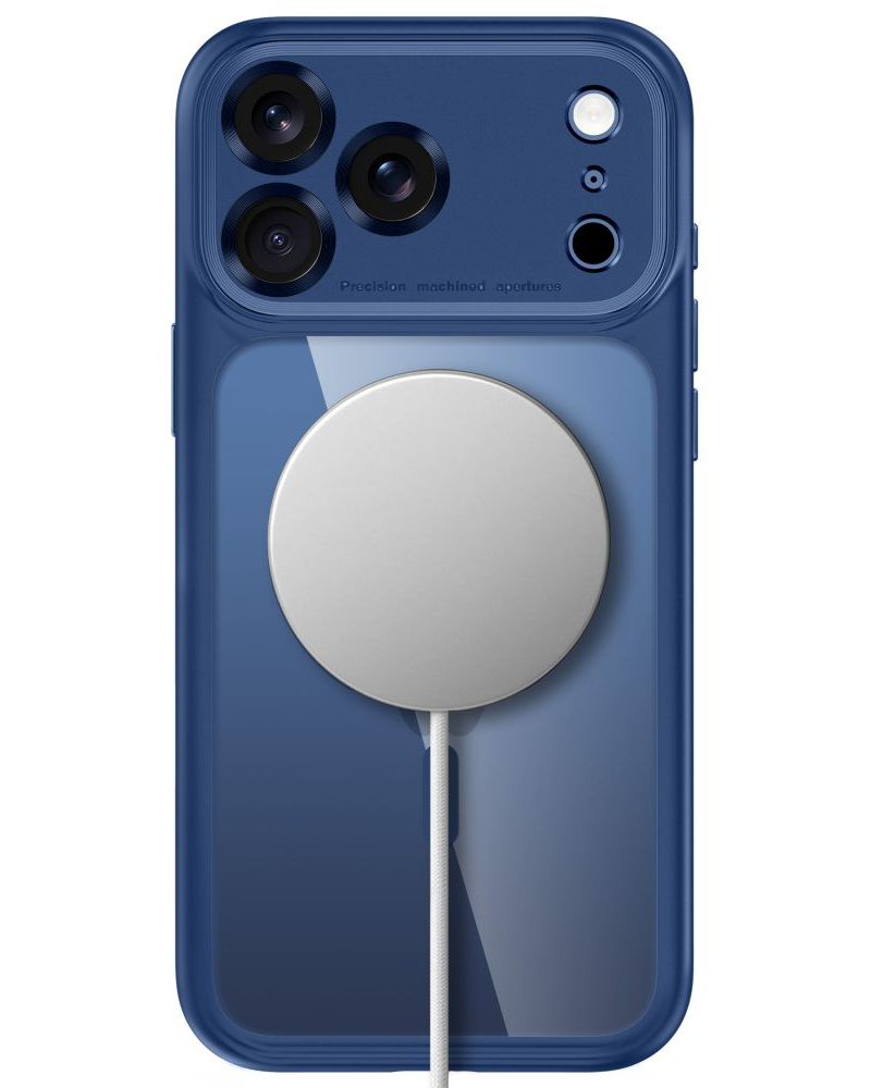 MagSafe-Hülle für Apple iPhone 18 Pro Max / 17 Pro Max, Tech-Protect, MagPeak CC, Marineblau