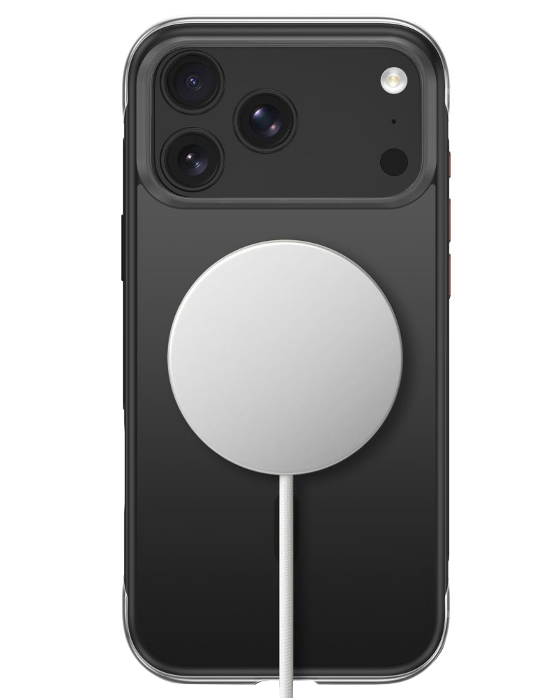 MagSafe-Hülle für Apple iPhone 18 Pro / 17 Pro, Tech-Protect, MagAir CC, Matt Schwarz