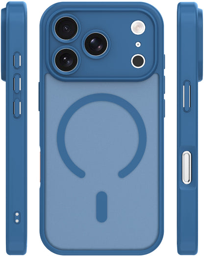 MagSafe-Hülle für Apple iPhone 18 Pro Max / 17 Pro Max, Etteri, Matt Mag, Marineblau