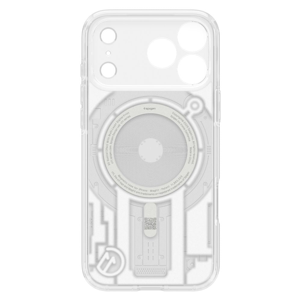 MagSafe-Hülle für Apple iPhone 18 Pro Max / 17 Pro Max, Spigen, C11 Ultra Hybrid MagFit Element, Weiß ACS12307