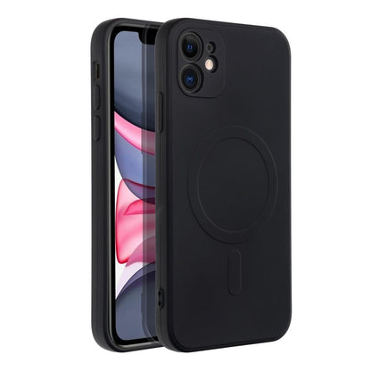 MagSafe-Hülle für Apple iPhone 11, OEM, Silicone Mag, Schwarz