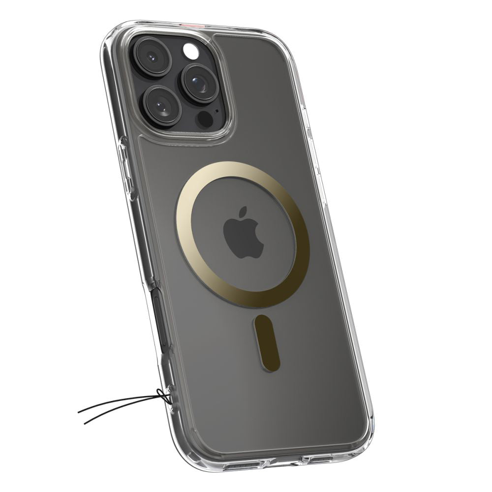 MagSafe Hülle für Apple iPhone 16 Pro Max, Spigen, Ultra Hybrid, Gold ACS08001