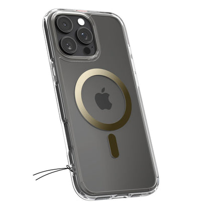 MagSafe Hülle für Apple iPhone 16 Pro Max, Spigen, Ultra Hybrid, Gold ACS08001
