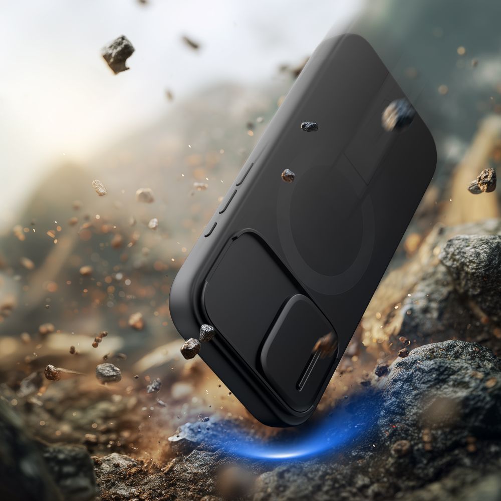 MagSafe Hülle für Apple iPhone 17, Tech-Protect, Kevlar Aura, Schwarz
