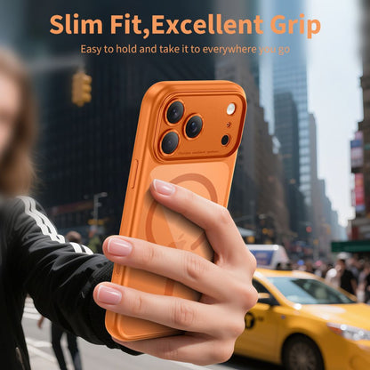 MagSafe Hülle für Apple iPhone 17 Pro Max, Tech-Protect, MagPeak, Orange