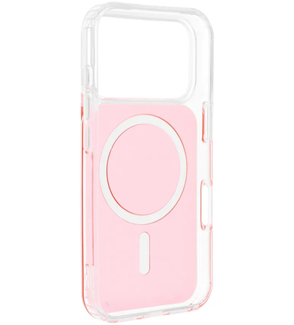 MagSafe Case for Apple iPhone 17e / 16e, OEM, Clear Fusion Mag Cover, Orange