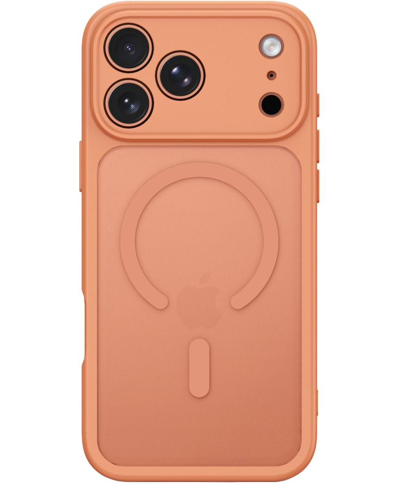 MagSafe-Hülle für Apple iPhone 18 Pro / 17 Pro, Tech-Protect, BasicMag, Matt Orange