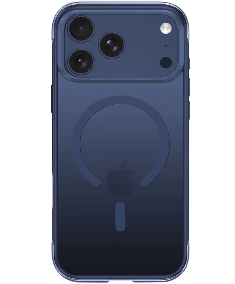 MagSafe-Hülle für Apple iPhone 18 Pro / 17 Pro, Tech-Protect, MagAir CC, Mattes Marineblau