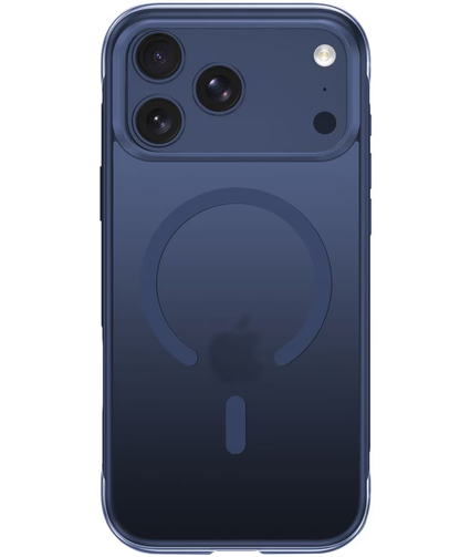MagSafe-Hülle für Apple iPhone 18 Pro / 17 Pro, Tech-Protect, MagAir CC, Mattes Marineblau