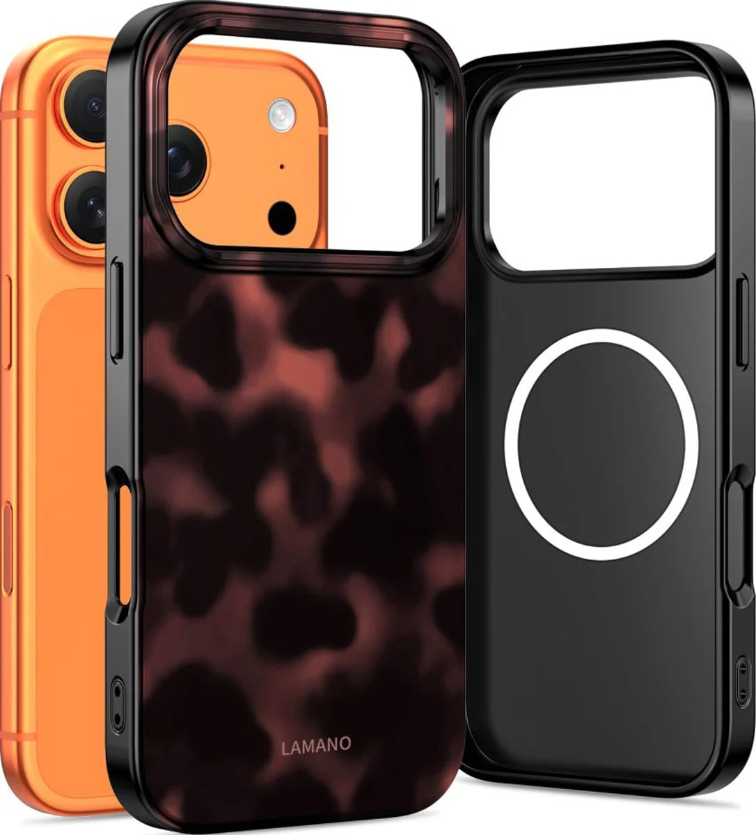 MagSafe Case for Apple iPhone 17 Pro Max, Tech-Protect, Lamano Panther, Black