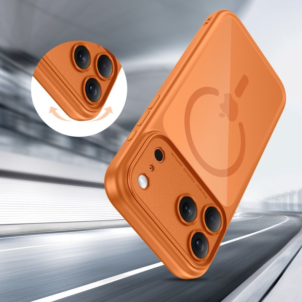 MagSafe Hülle für Apple iPhone 17 Pro, Tech-Protect, MagPeak, Orange
