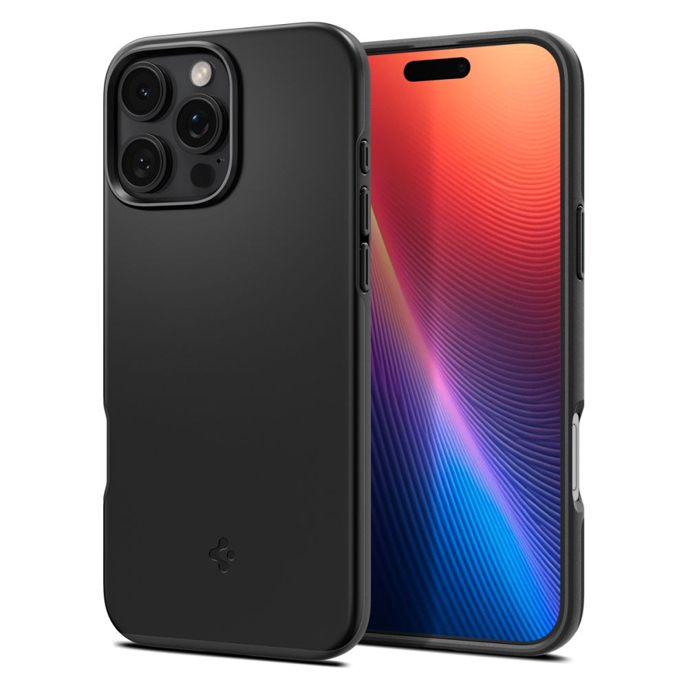 MagSafe Hülle für Apple iPhone 16 Pro Max, Spigen, Thin Fit, Schwarz