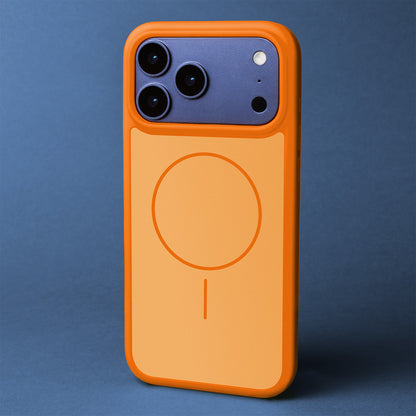MagSafe-Hülle für Apple iPhone 18 Pro / 17 Pro, OEM, Frame Thin Mag, Orange