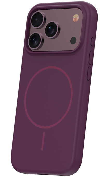 MagSafe Case for Apple iPhone 18 Pro / 17 Pro, OEM, Silicone Thin, Burgundy