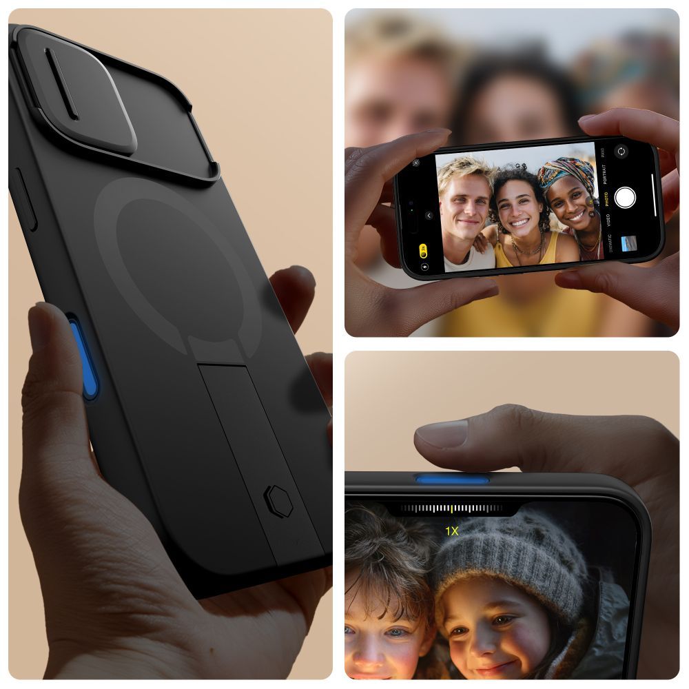 MagSafe Hülle für Apple iPhone 17, Tech-Protect, Kevlar Aura, Schwarz