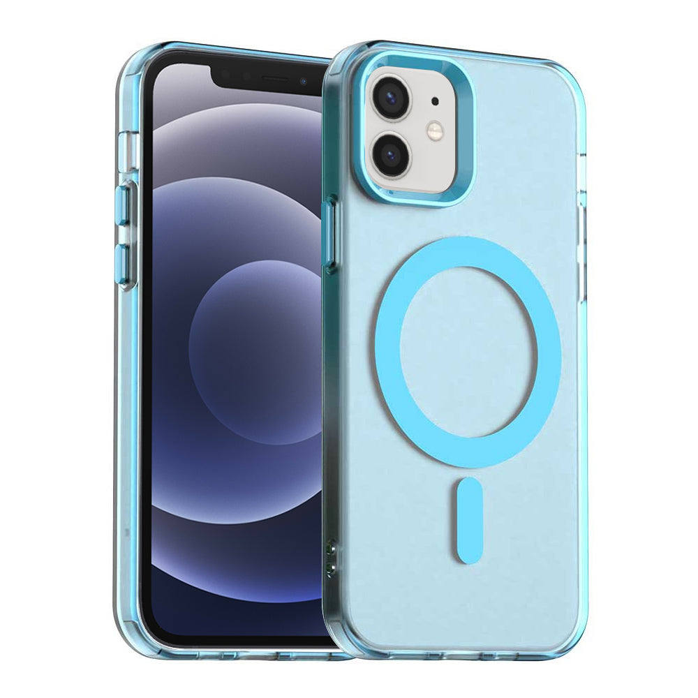 MagSafe-Hülle für Apple iPhone 12 / 12 Pro, Techsuit, CandyCase, Blau