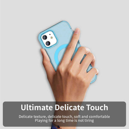MagSafe-Hülle für Apple iPhone 12 / 12 Pro, Techsuit, CandyCase, Blau
