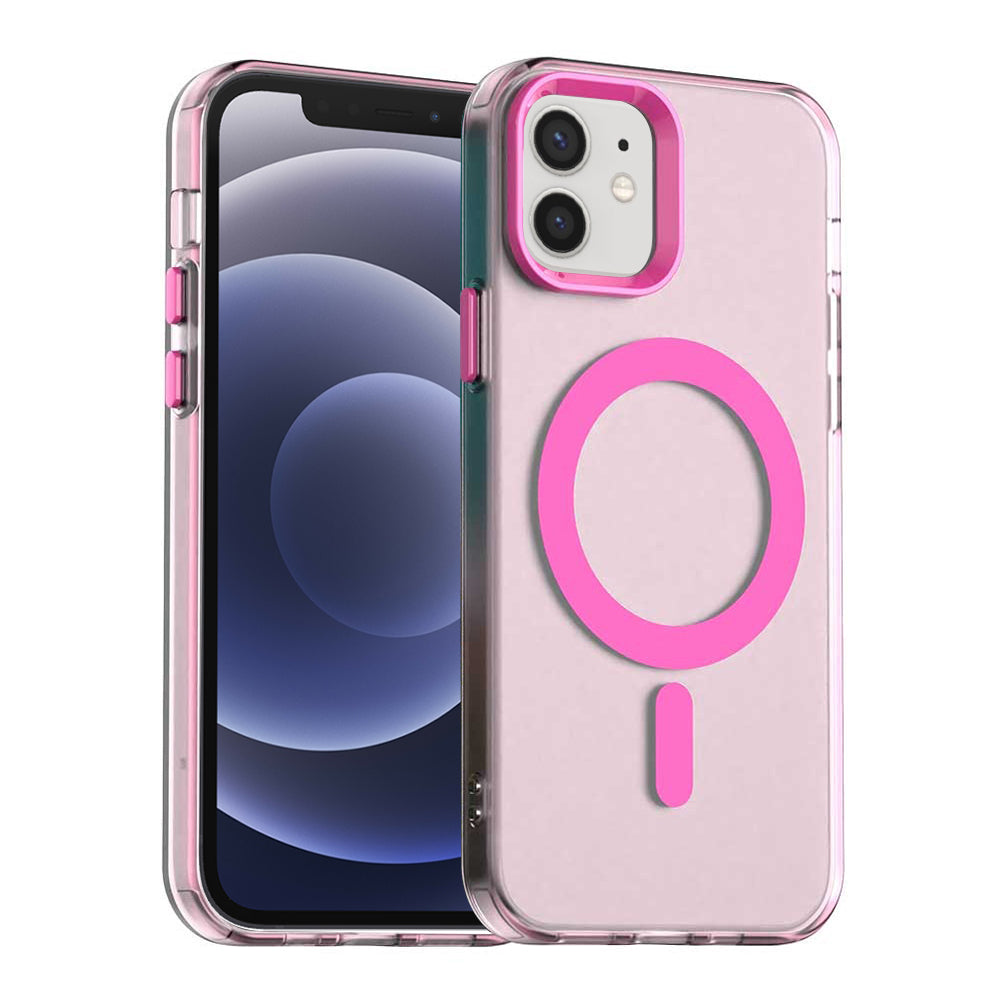 MagSafe-Hülle für Apple iPhone 12 / 12 Pro, Techsuit, CandyCase, Rosa