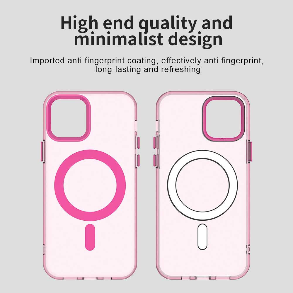 MagSafe-Hülle für Apple iPhone 12 / 12 Pro, Techsuit, CandyCase, Rosa