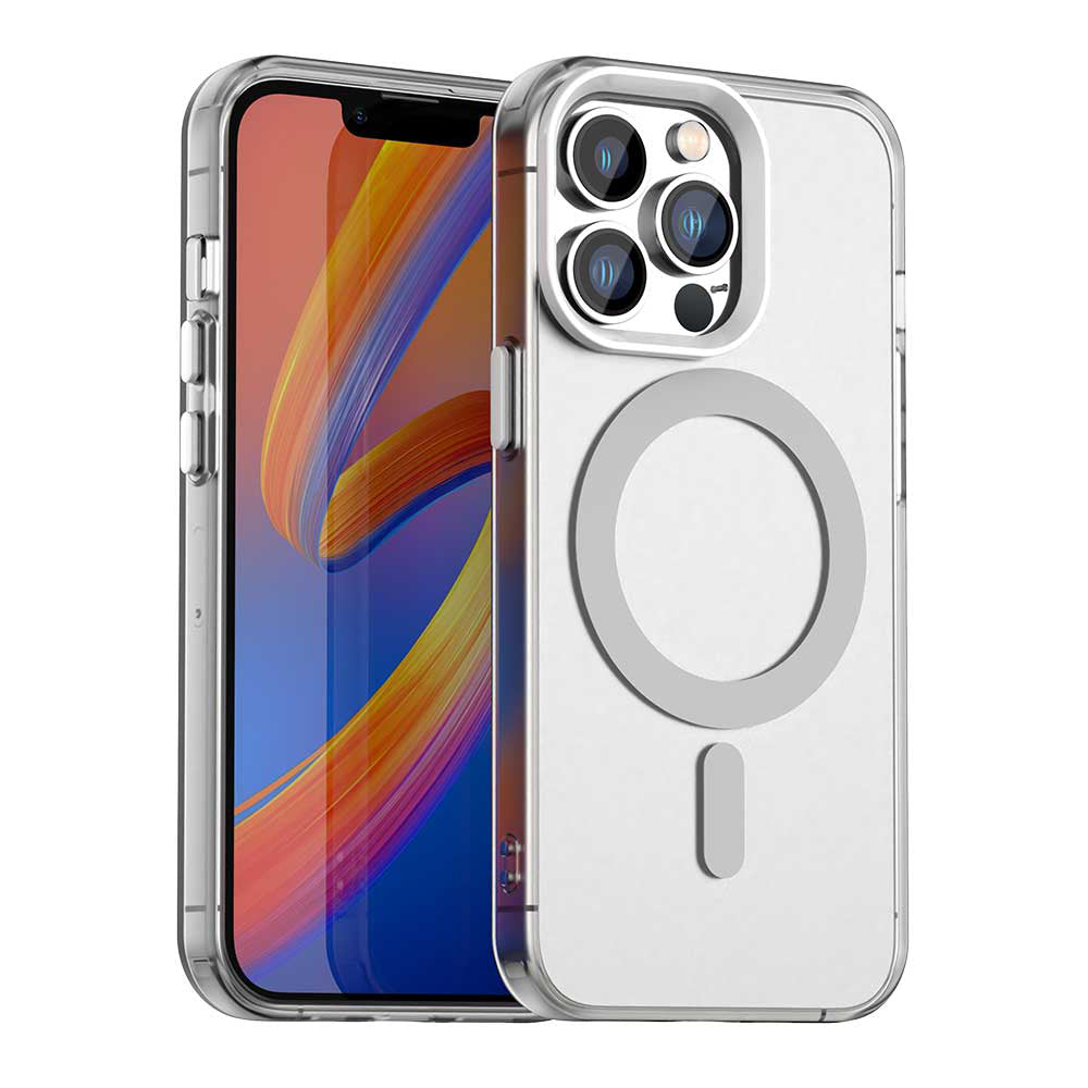 MagSafe-Hülle für Apple iPhone 12 Pro Max, Techsuit, CandyCase, Weiß