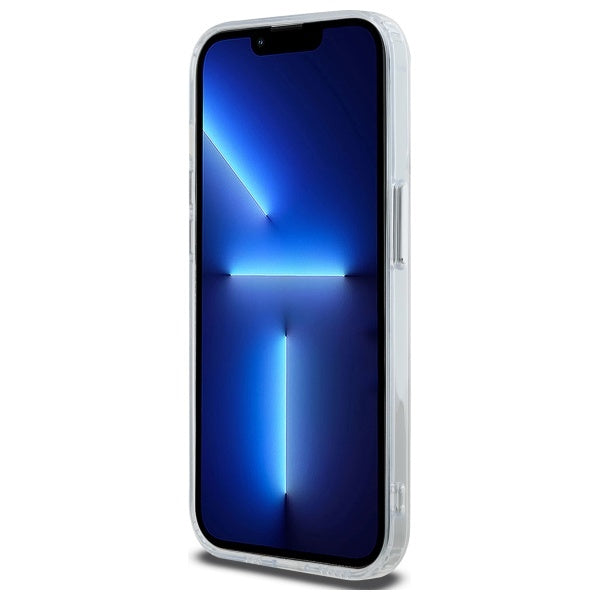 MagSafe Hülle für Apple iPhone 13 Pro Max, Karl Lagerfeld, IML Metal Choupette's Head, Weiß