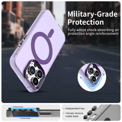 MagSafe Case for Apple iPhone 13 Pro, Techsuit, CandyCase, Purple