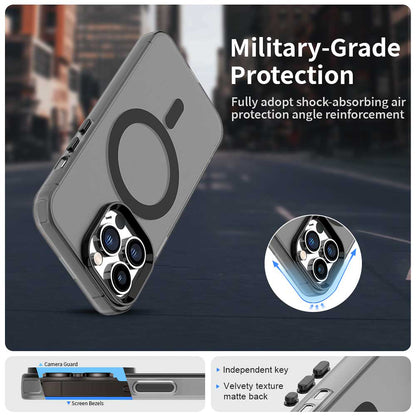 MagSafe-Hülle für Apple iPhone 13 Pro, Techsuit, CandyCase, Schwarz