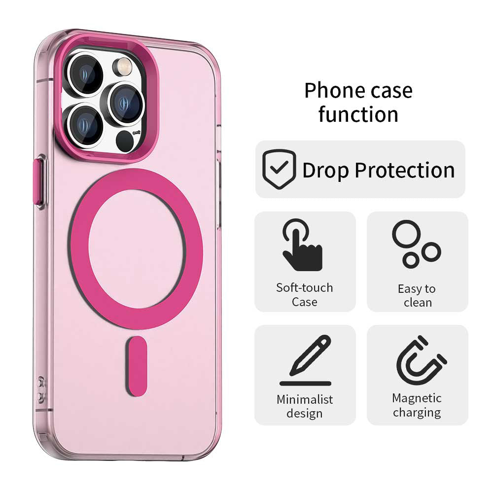 MagSafe Case for Apple iPhone 13 Pro, Techsuit, CandyCase, Pink