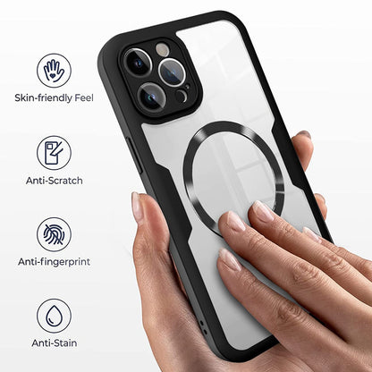 MagSafe Case for Apple iPhone 13 Pro, Techsuit, ColorVerse 360, Black