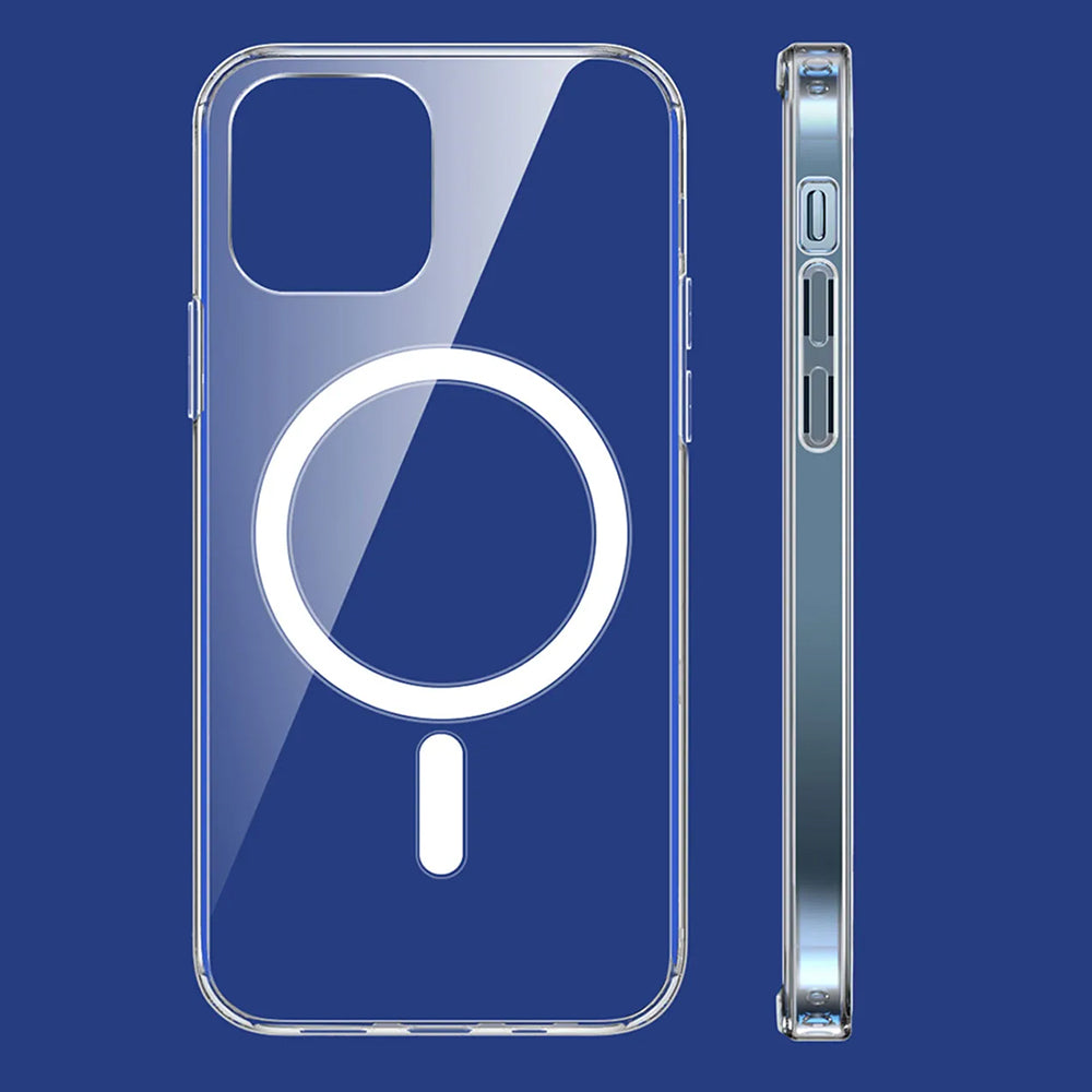 MagSafe-Hülle für Apple iPhone 13 Pro, Techsuit, Pro, Transparent