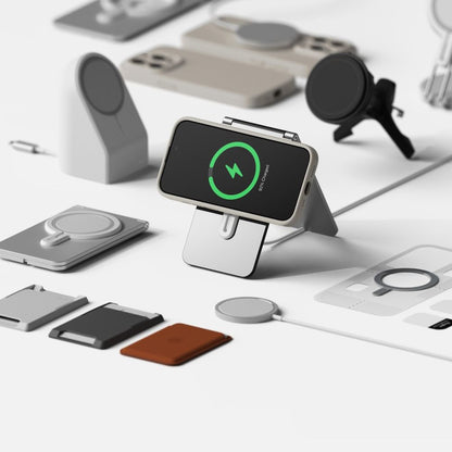 MagSafe-Hülle für Apple iPhone 13 Pro, Techsuit, SoftFlex, Dunkelrosa