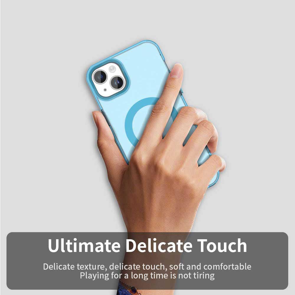MagSafe-Hülle für Apple iPhone 13, Techsuit, CandyCase, Blau
