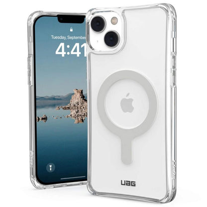 MagSafe-Hülle für Apple iPhone 14 Plus, Urban Armor Gear, Plyo, Transparent