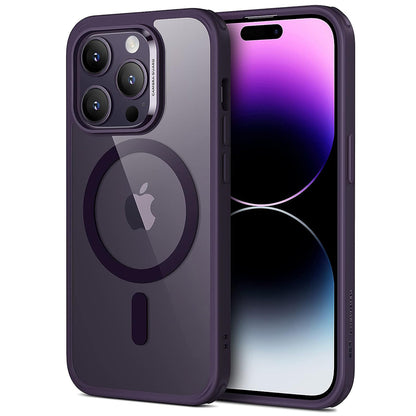 MagSafe Case for Apple iPhone 14 Pro, ESR, Classic Hybrid, Transparent Purple