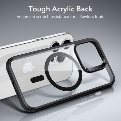 MagSafe-Hülle für Apple iPhone 14 Pro, ESR, Classic Hybrid, Schwarz Transparent