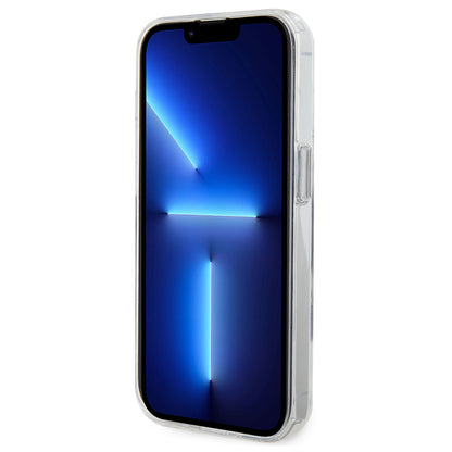 MagSafe Hülle für Apple iPhone 14 Pro, Karl Lagerfeld, Ring Stand Karl & Choupette, Weiß