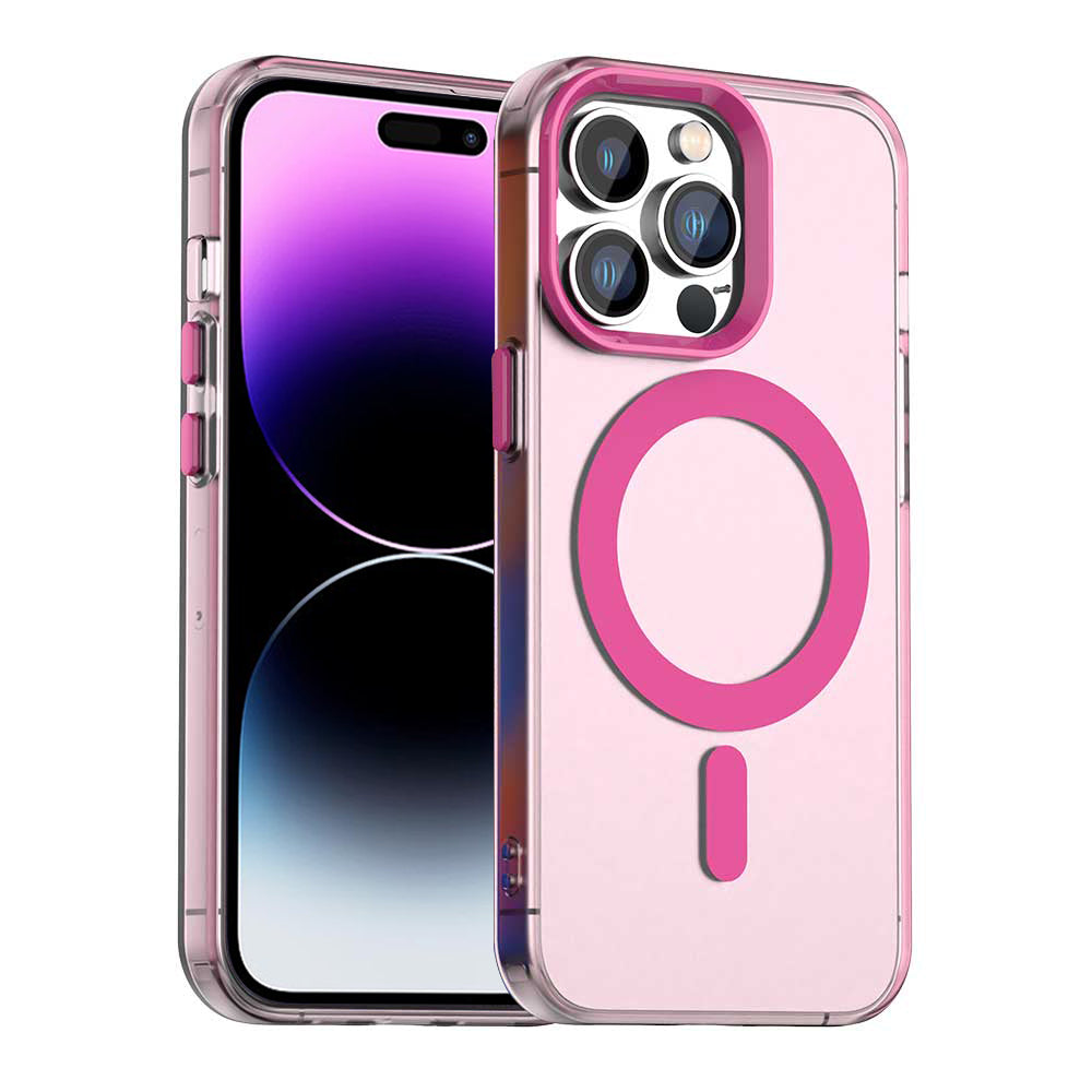 MagSafe-Hülle für Apple iPhone 14 Pro Max, Techsuit, CandyCase, Rosa