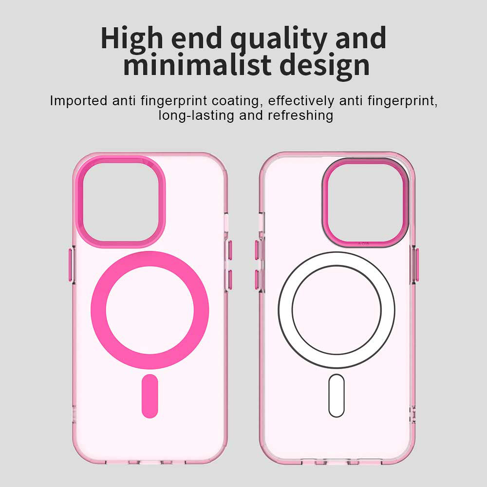 MagSafe-Hülle für Apple iPhone 14 Pro Max, Techsuit, CandyCase, Rosa